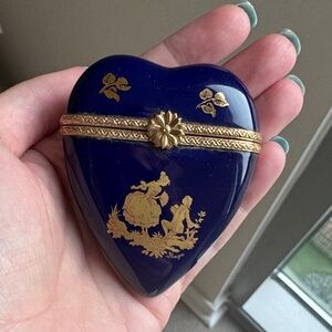 Limoges Heart Shaped trinket